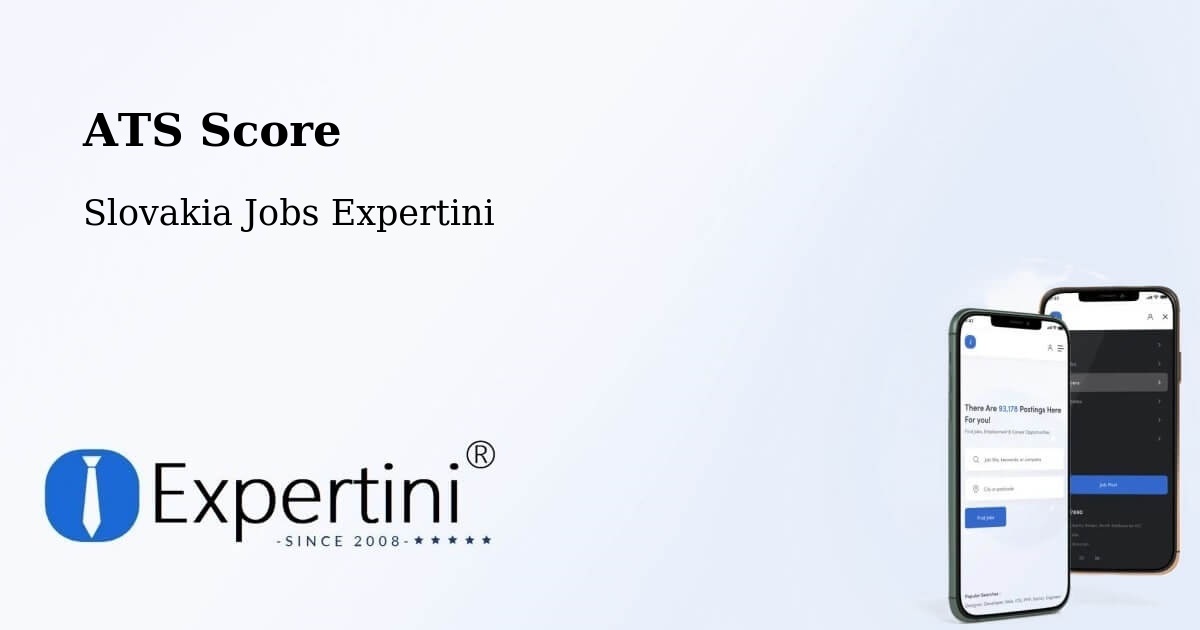 Resume ATS Score & Job Description Match Tool – Trstená - Slovakia Jobs Expertini